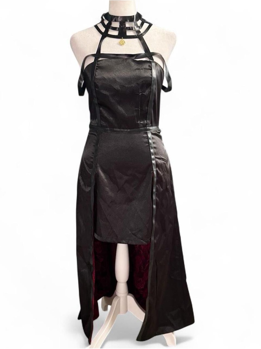 NWT Oasis Yor Forger Spy x Family Cosplay Dress Black Red Size Small